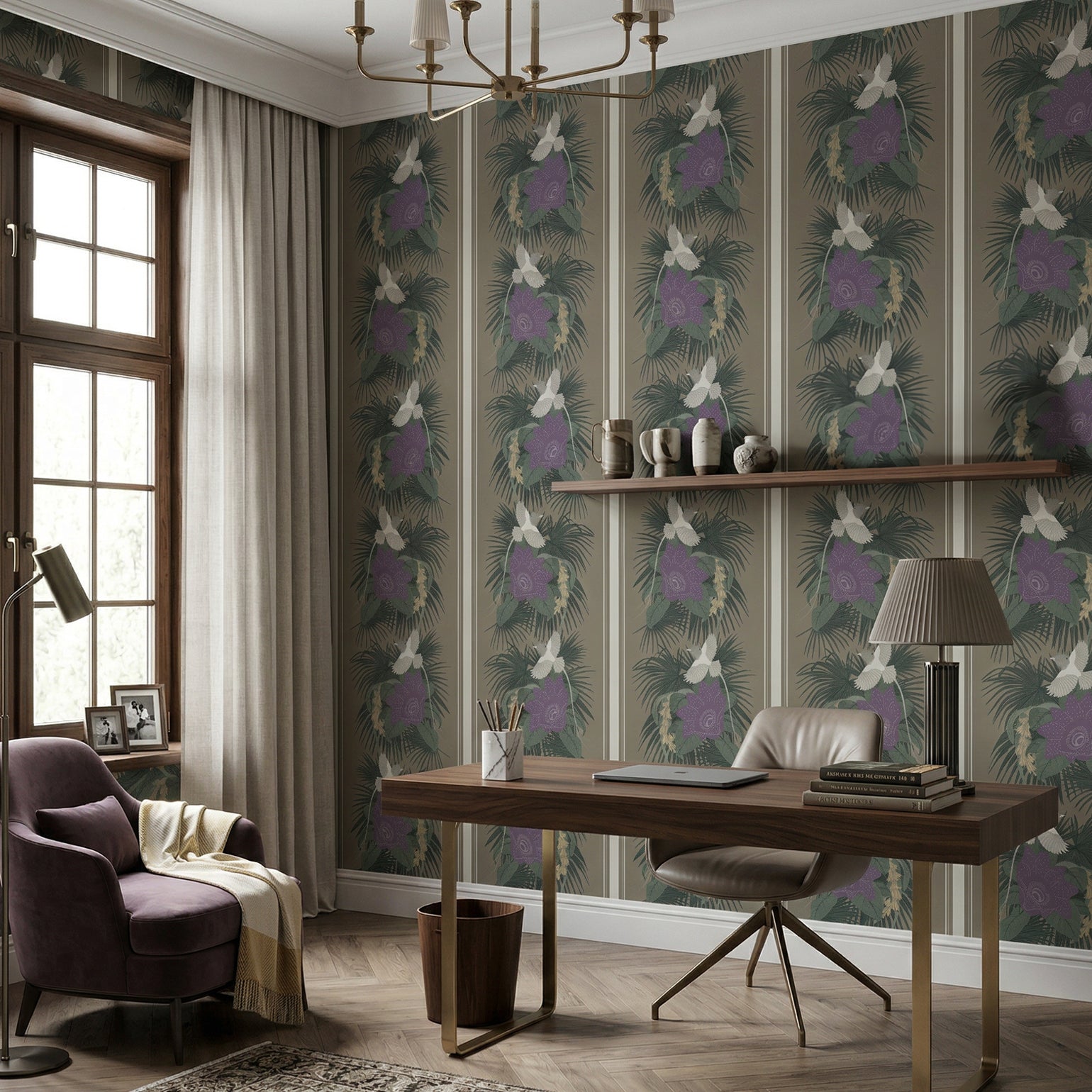 Cherrapunji-Lace White & Lilac