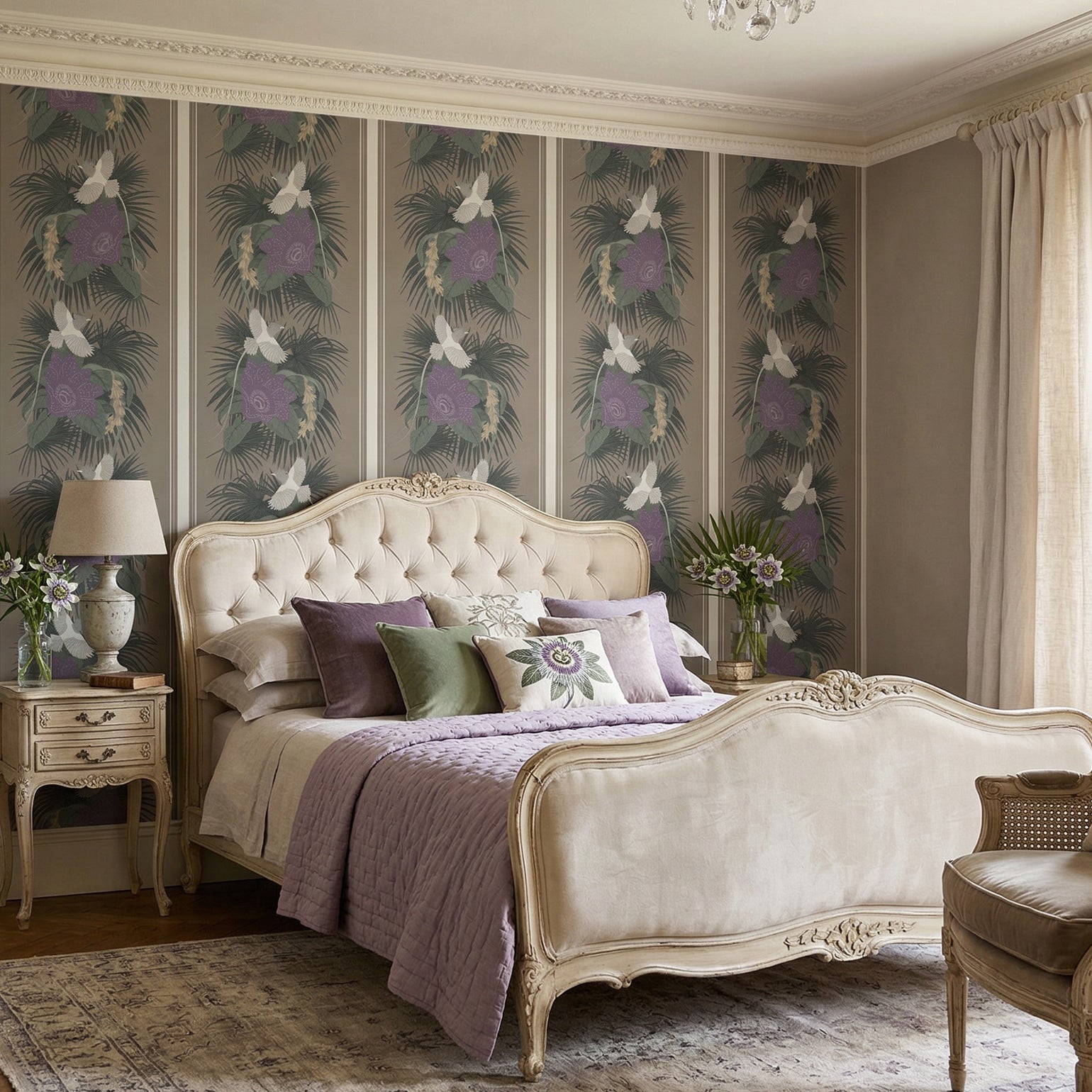 Cherrapunji-Lace White & Lilac