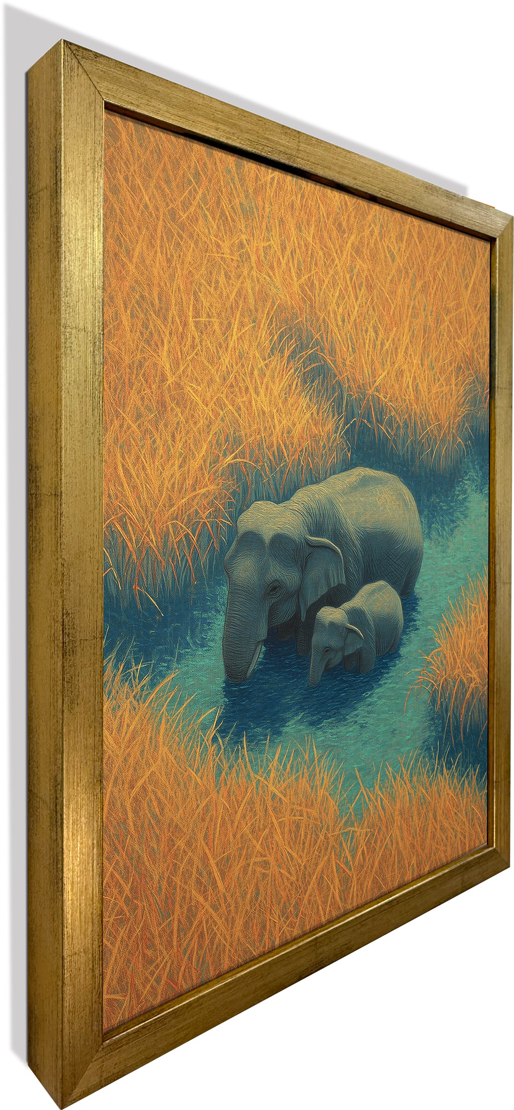 Mother & Calf in Kaziranga