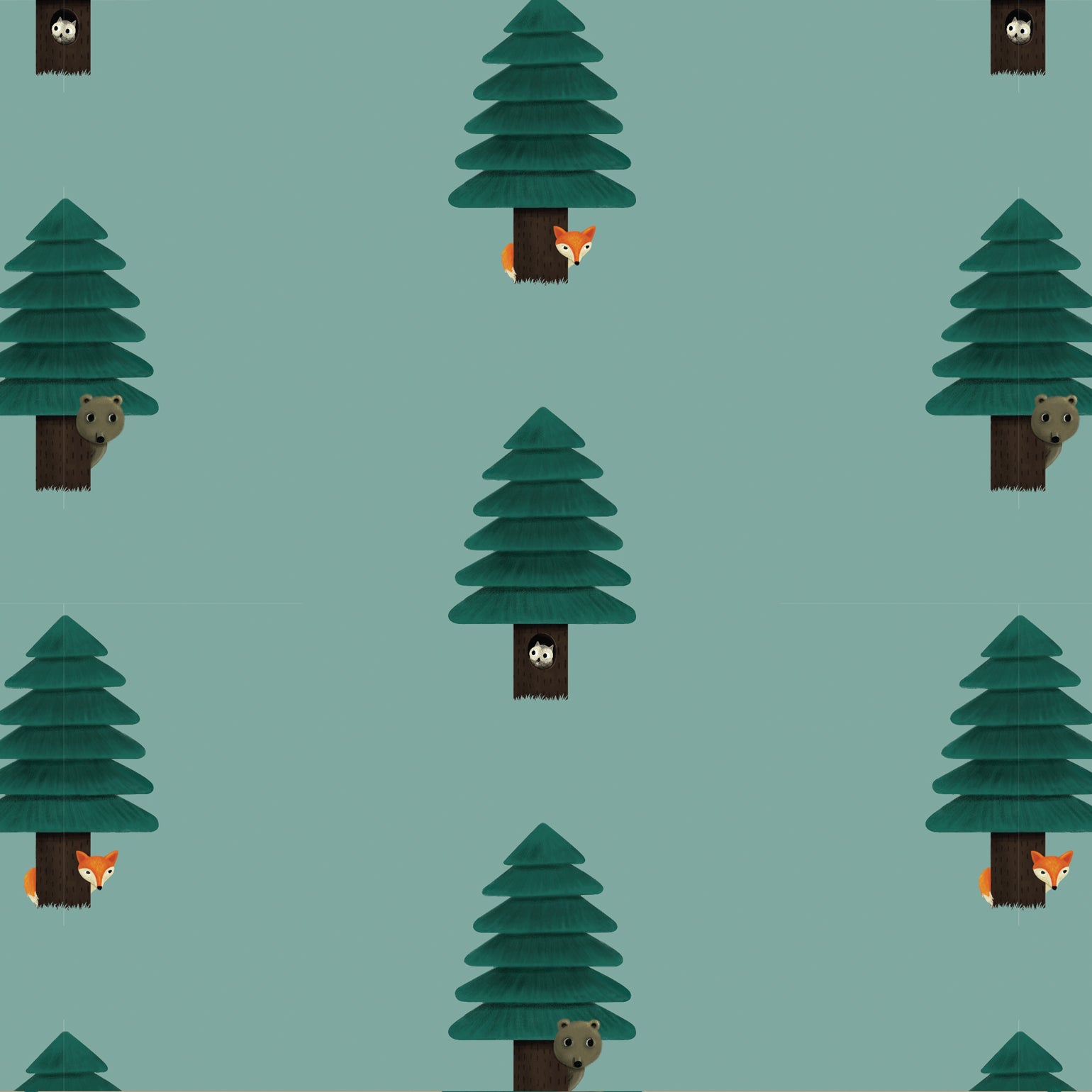 Hide & Seek-Teal