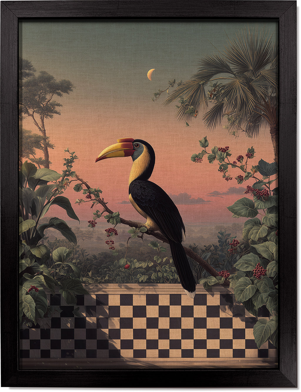 Hornbill in Stillness