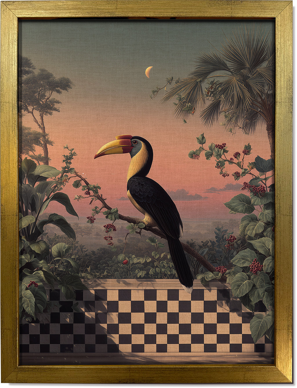 Hornbill in Stillness