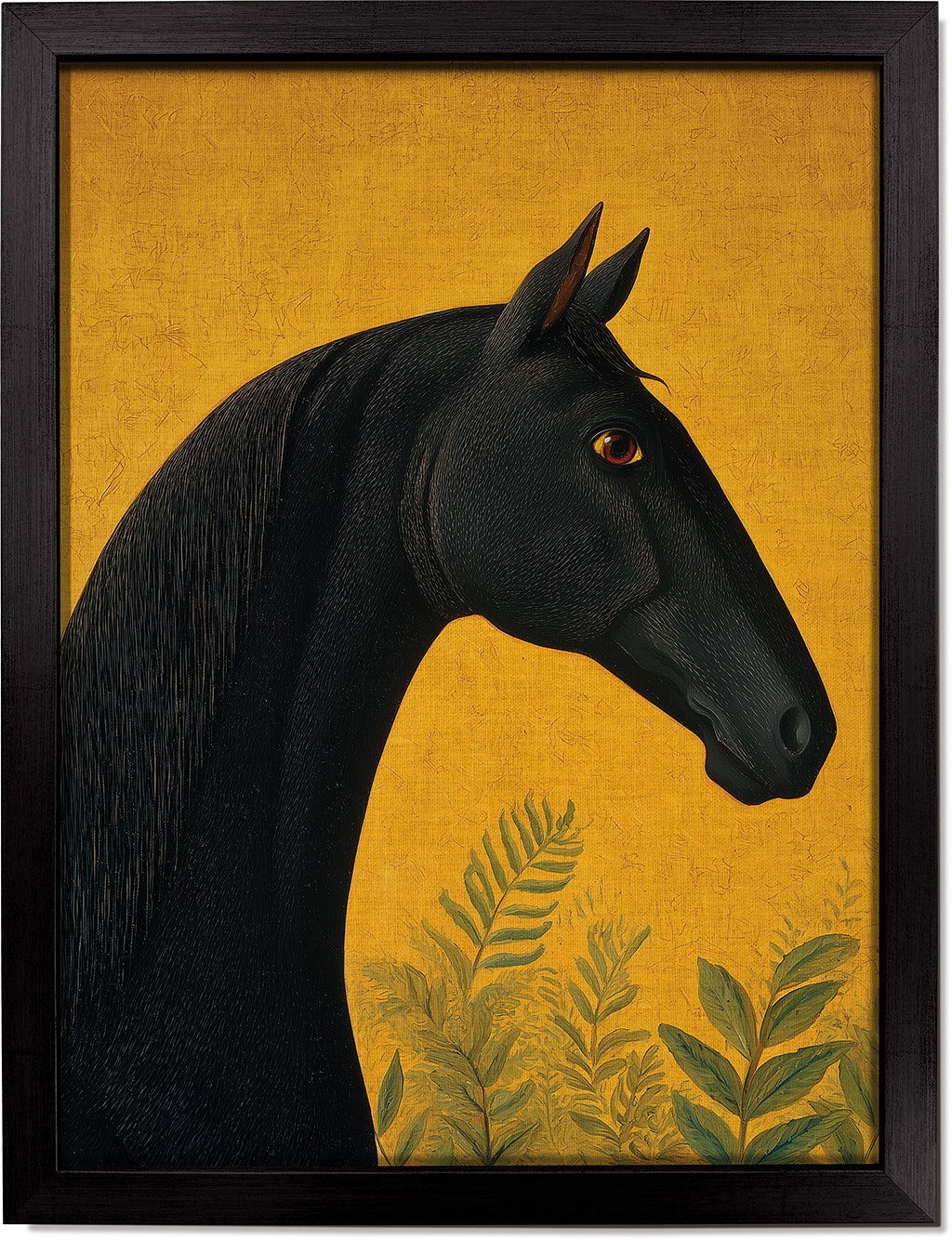 Horse on Yellow 2