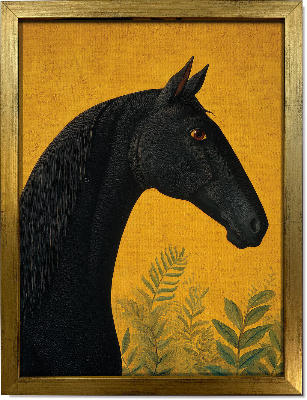 Horse on Yellow 2