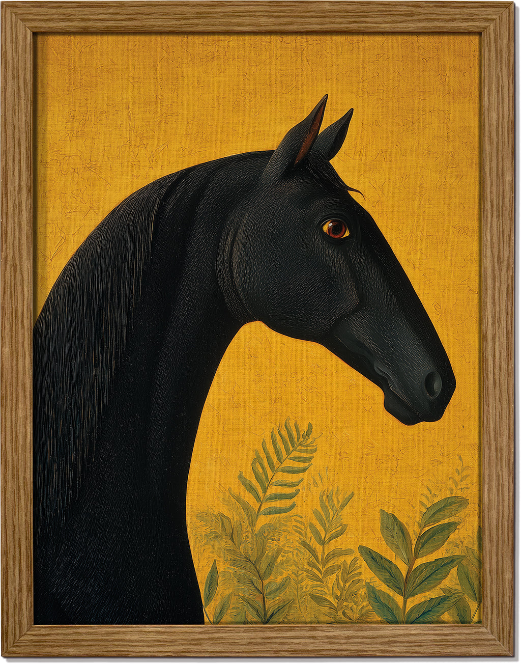 Horse on Yellow 2