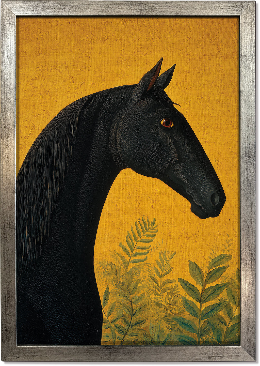 Horse on Yellow 2