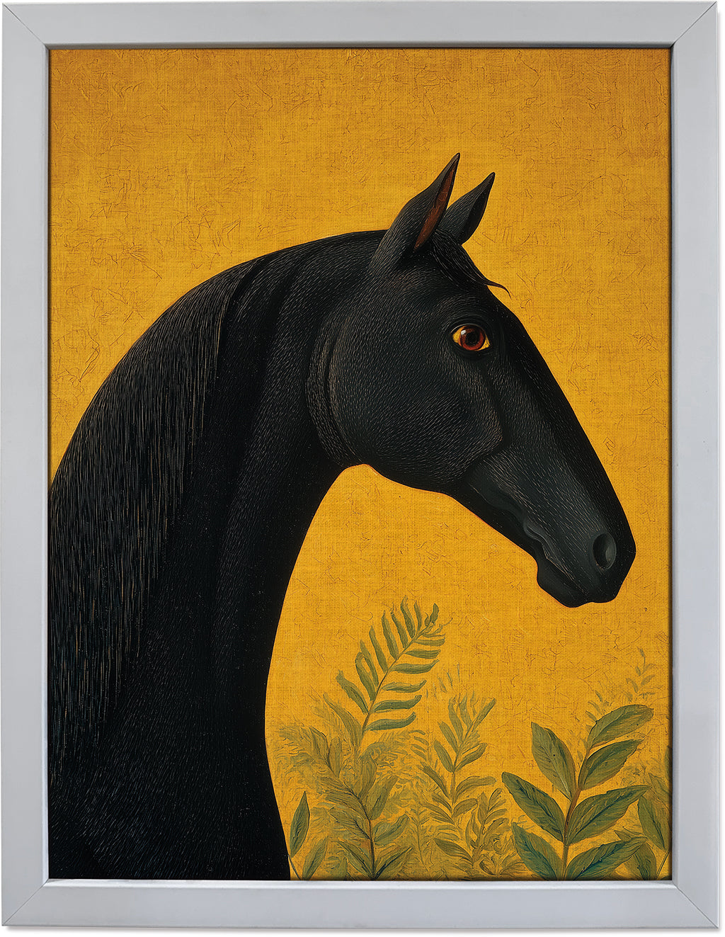 Horse on Yellow 2