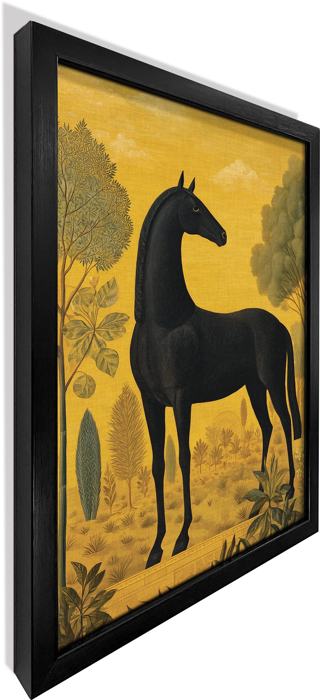 Horse on Yellow 1
