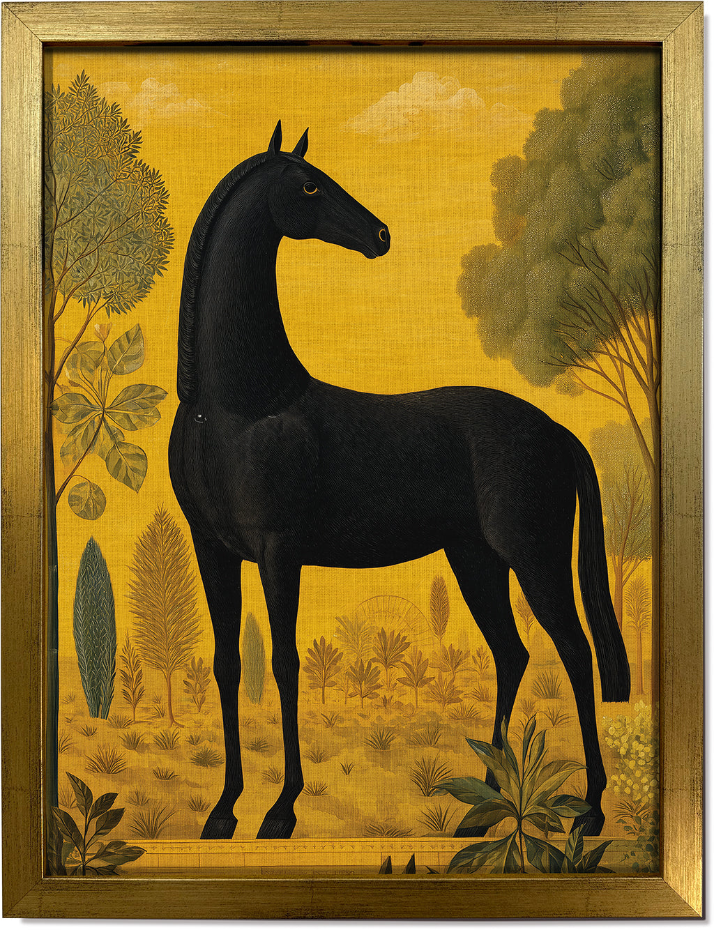 Horse on Yellow 1