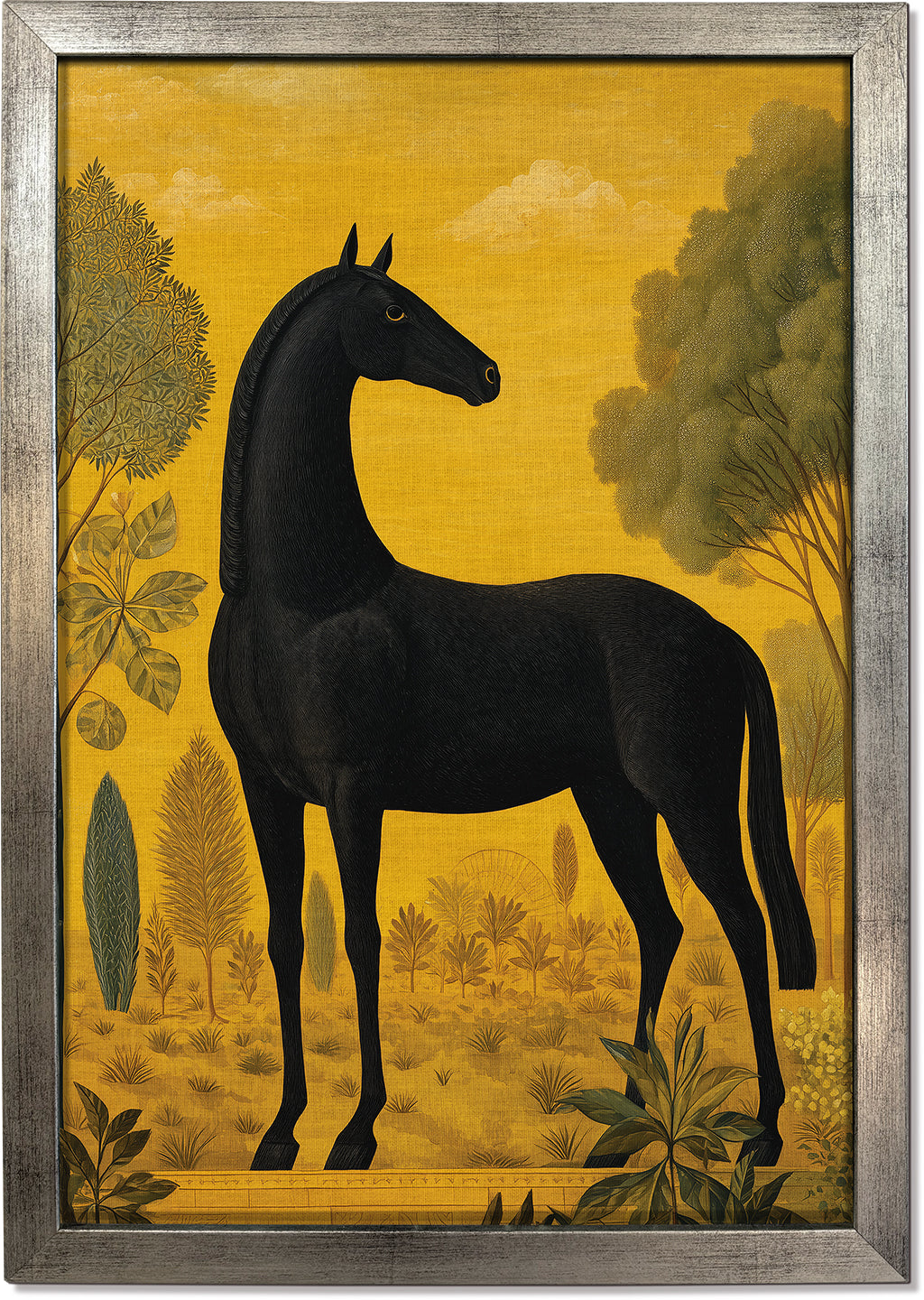 Horse on Yellow 1