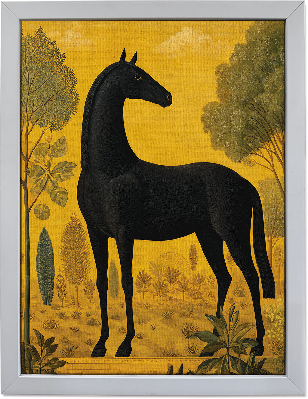 Horse on Yellow 1