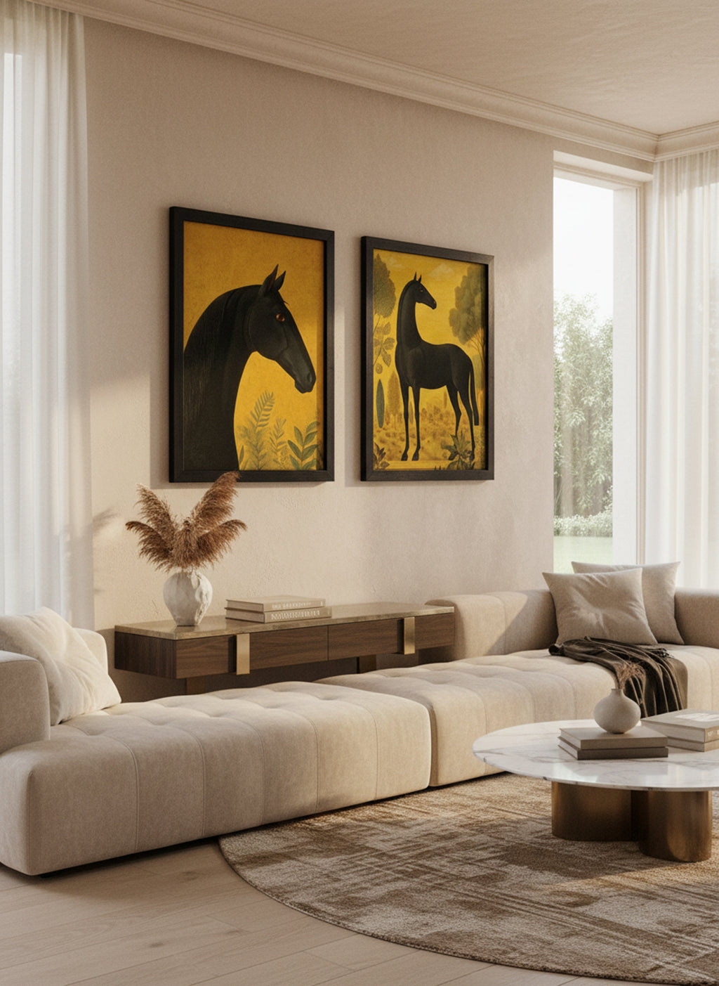Horse on Yellow 2