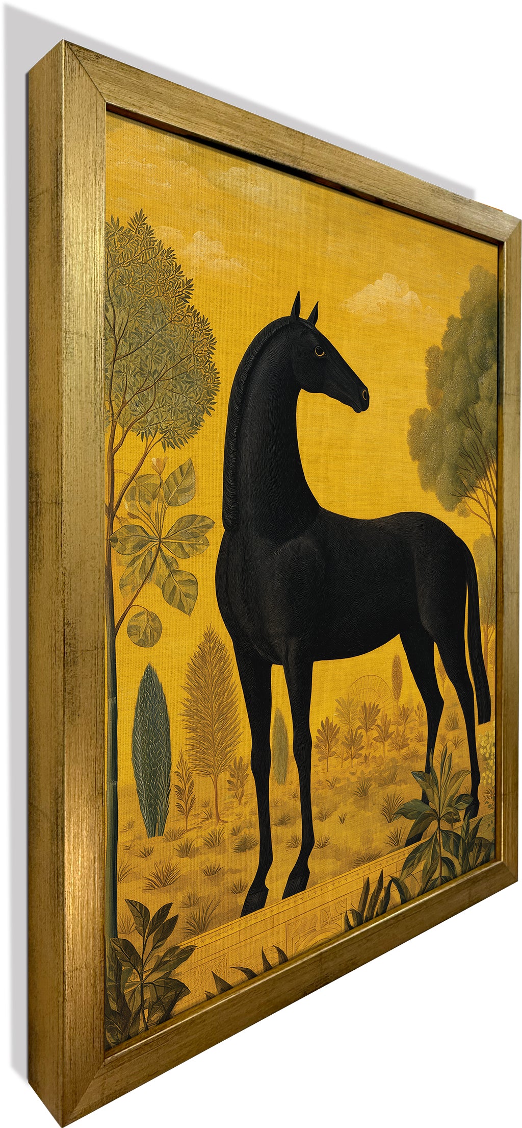 Horse on Yellow 1