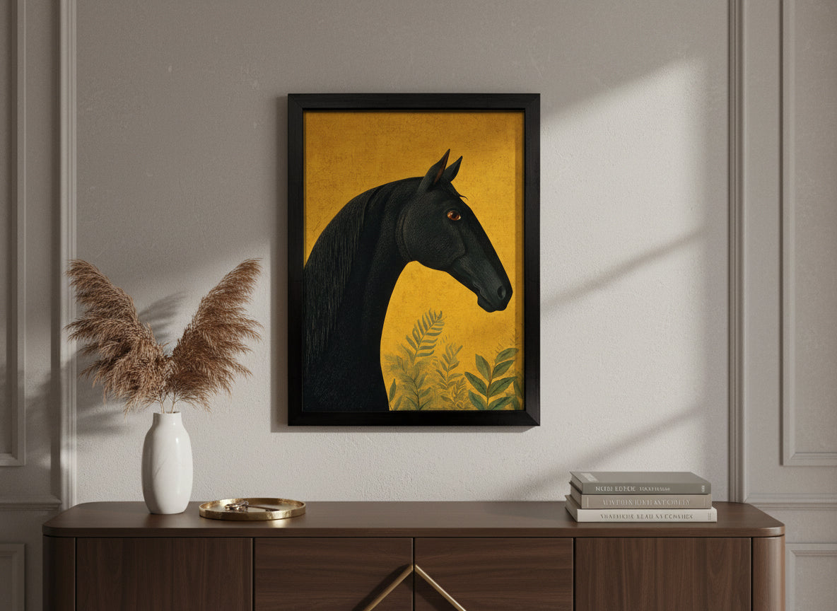 Horse on Yellow 2