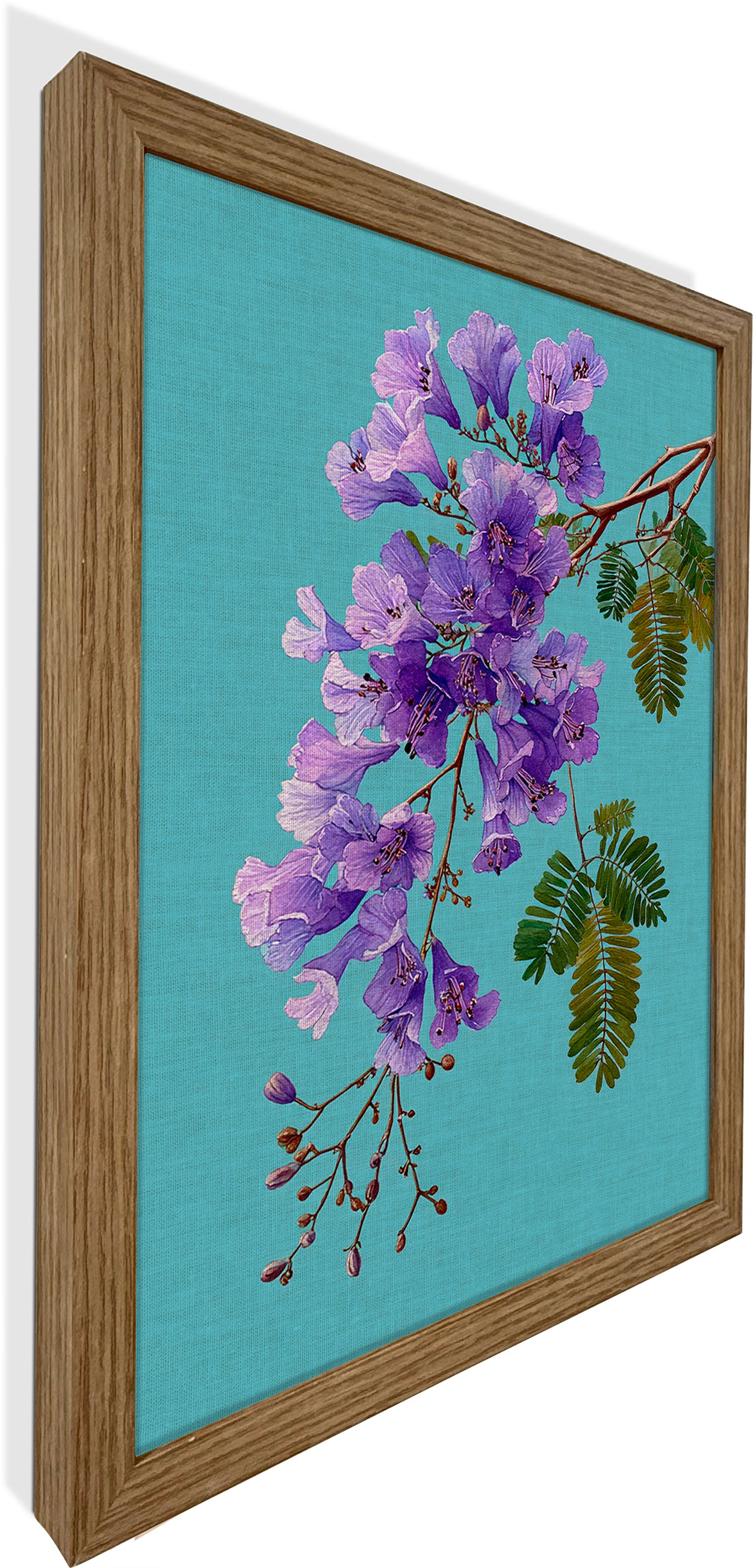 Jacaranda on Cyan