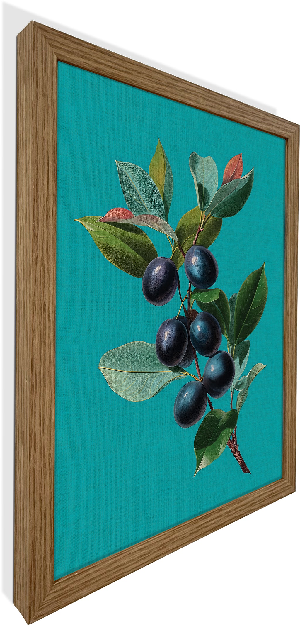 Jamun on Cyan