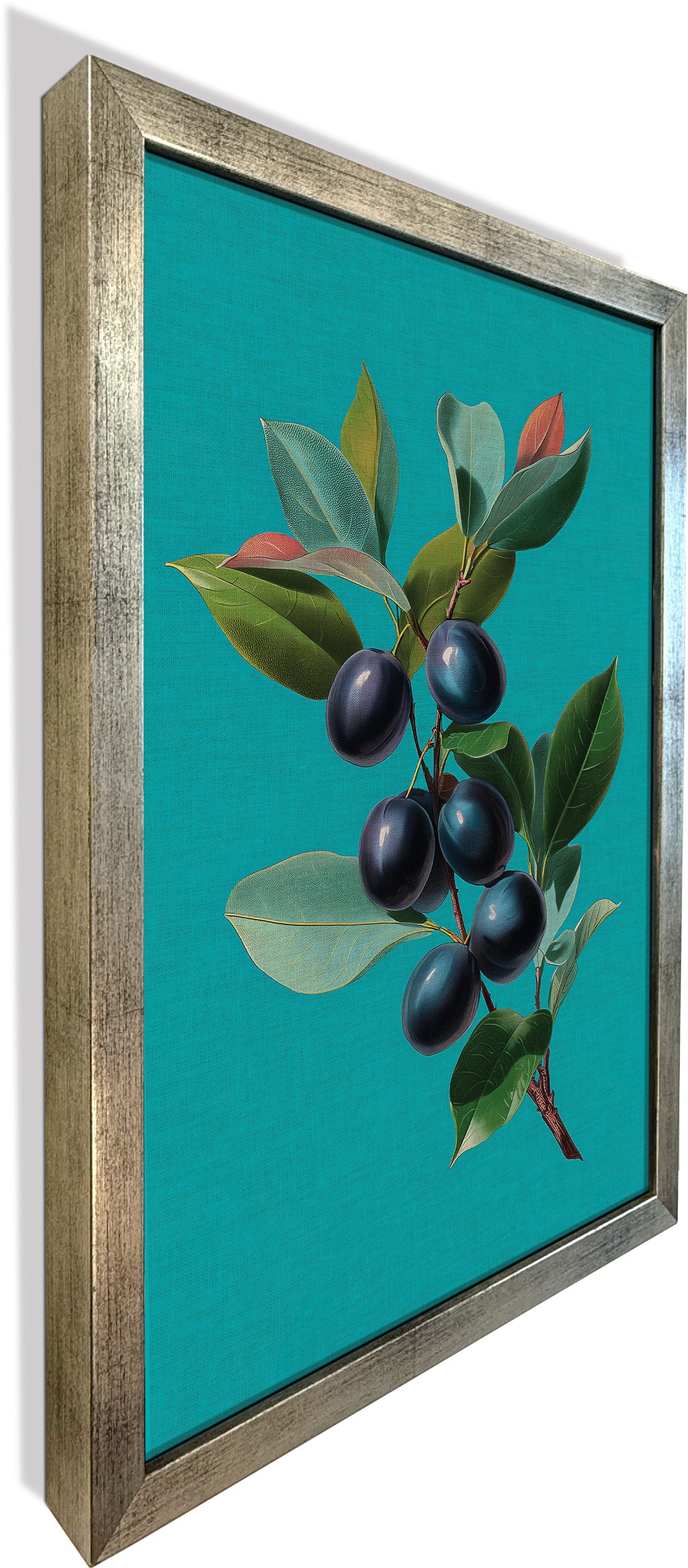 Jamun on Cyan