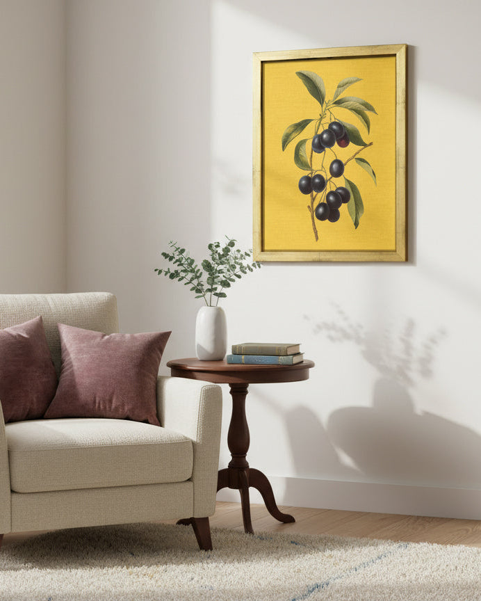 Jamun on Yellow