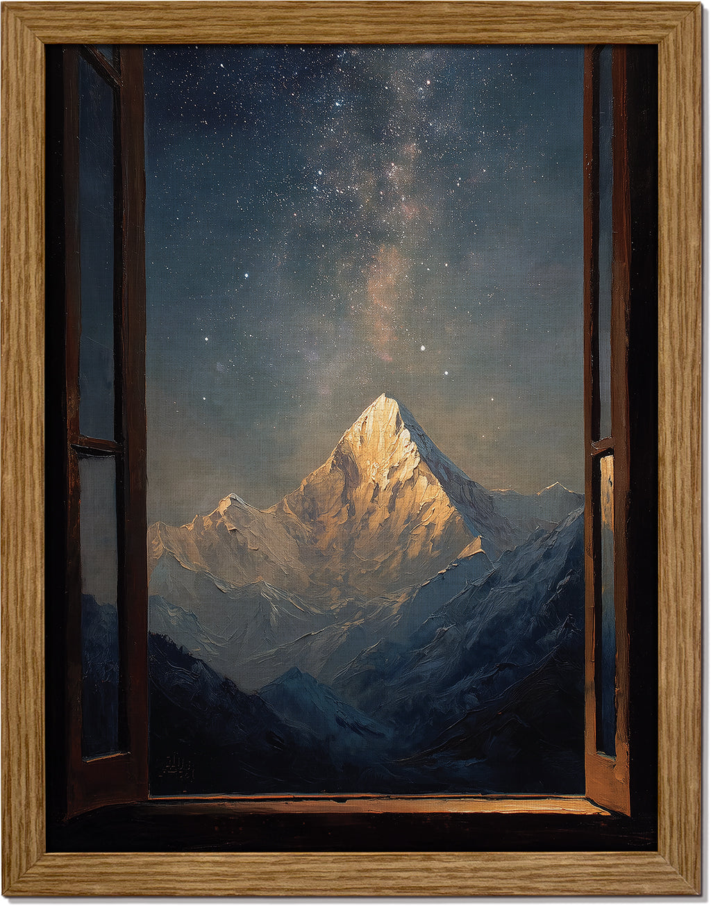 Moonlit Himalayas