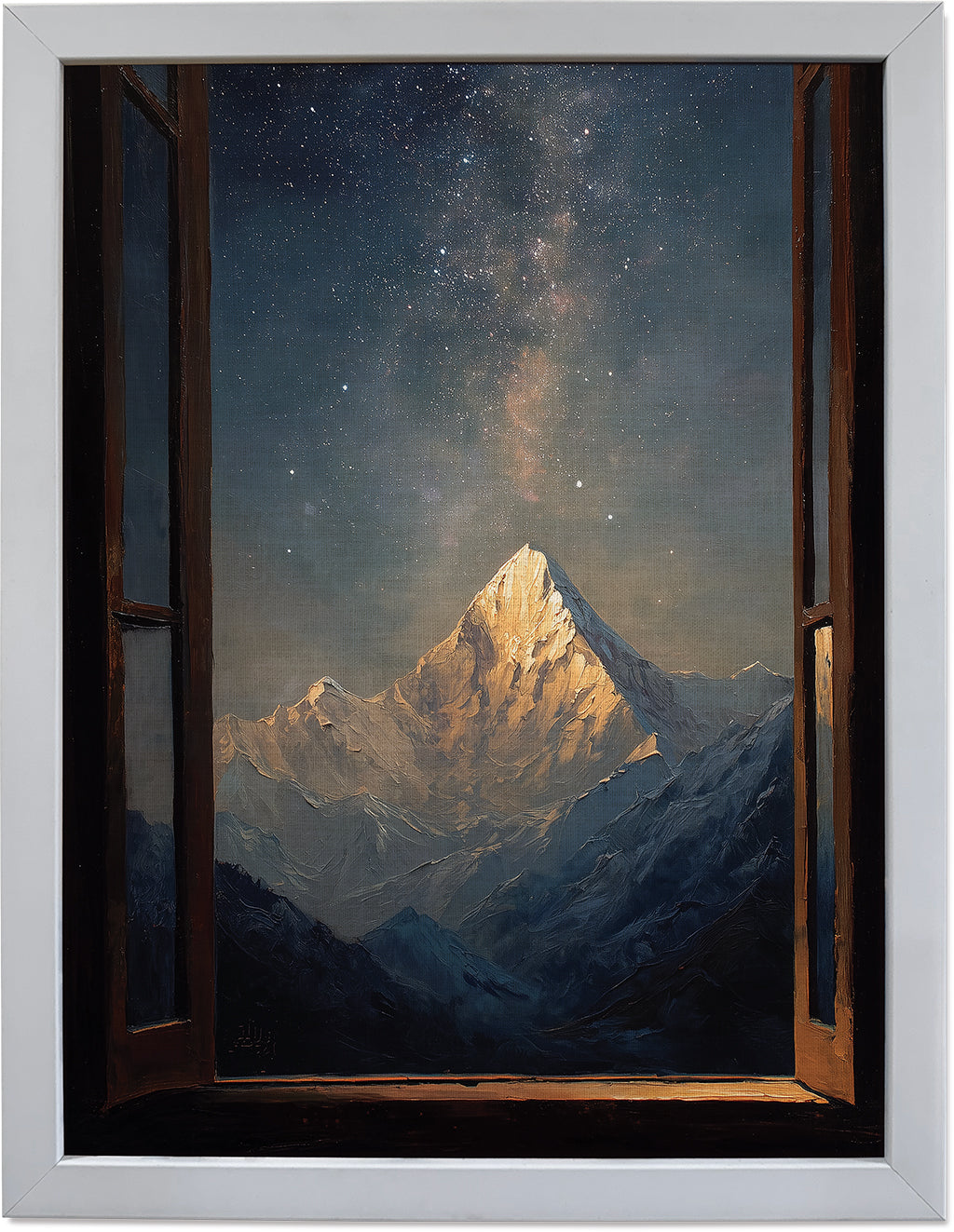 Moonlit Himalayas