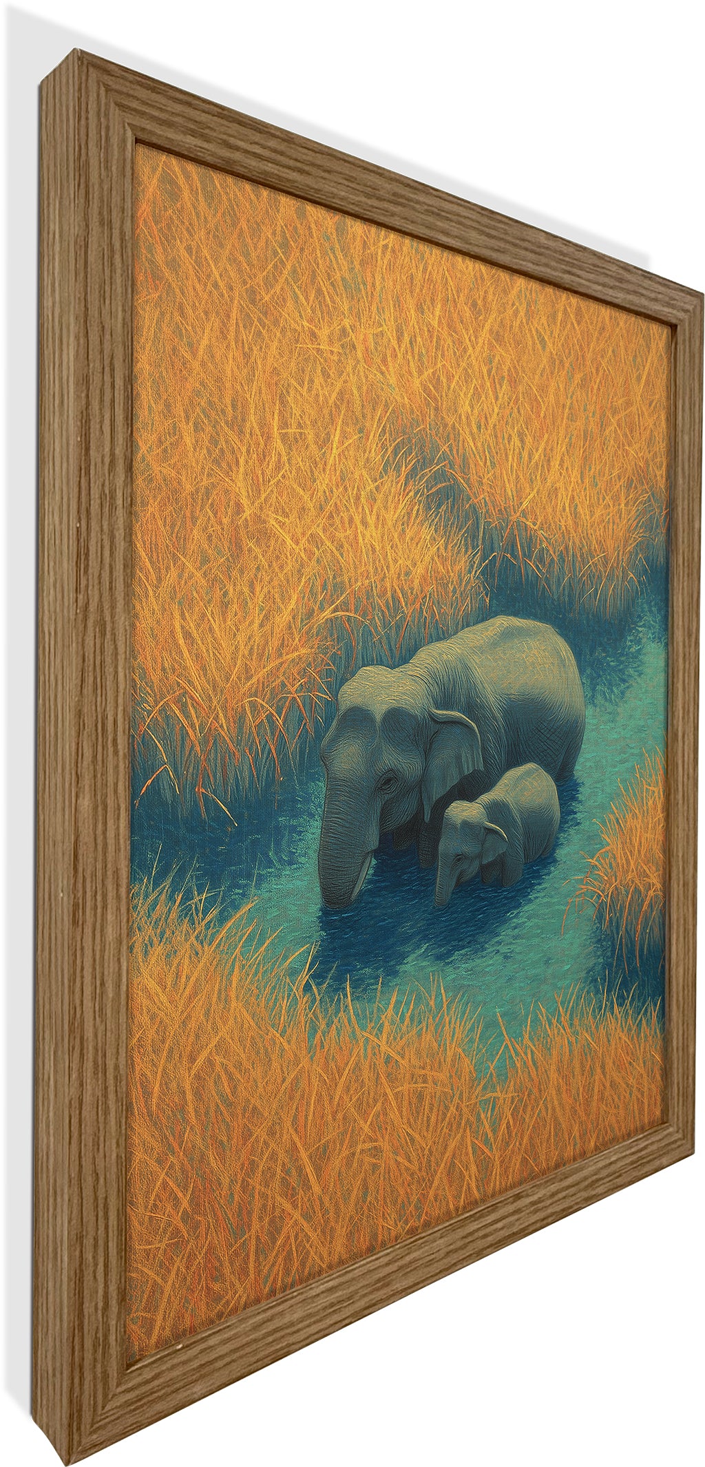 Mother & Calf in Kaziranga