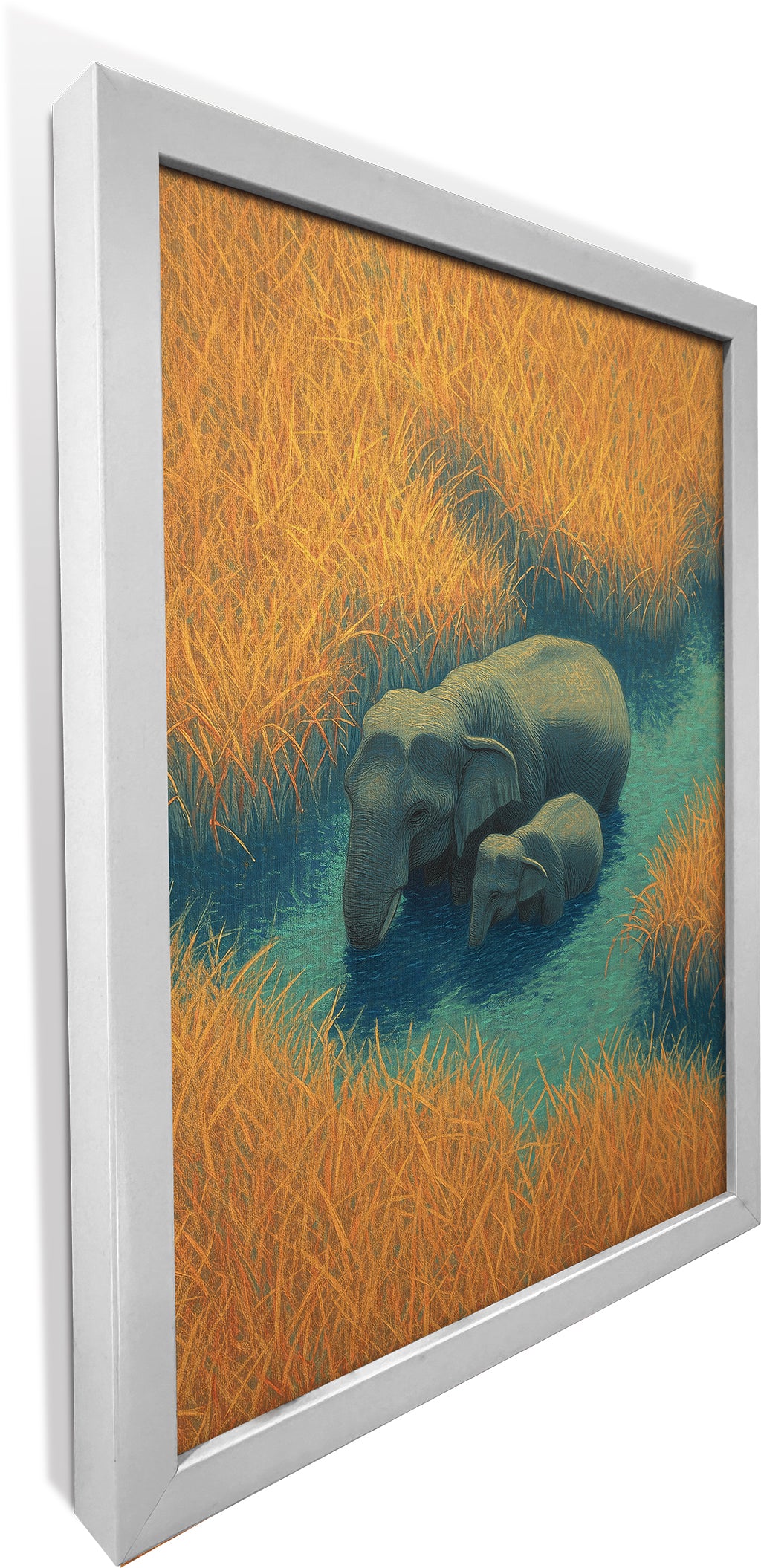 Mother & Calf in Kaziranga