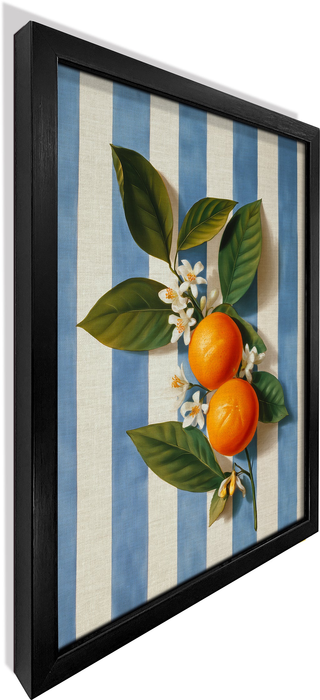Oranges on Stripes