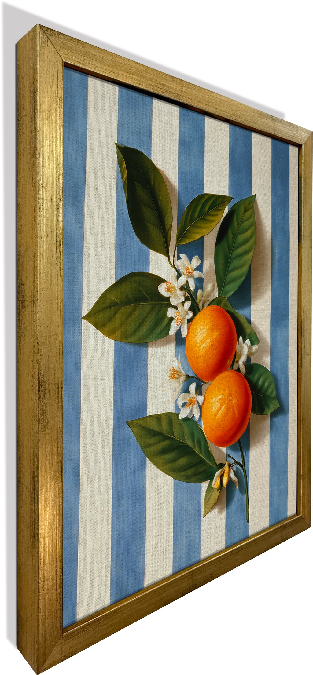 Oranges on Stripes
