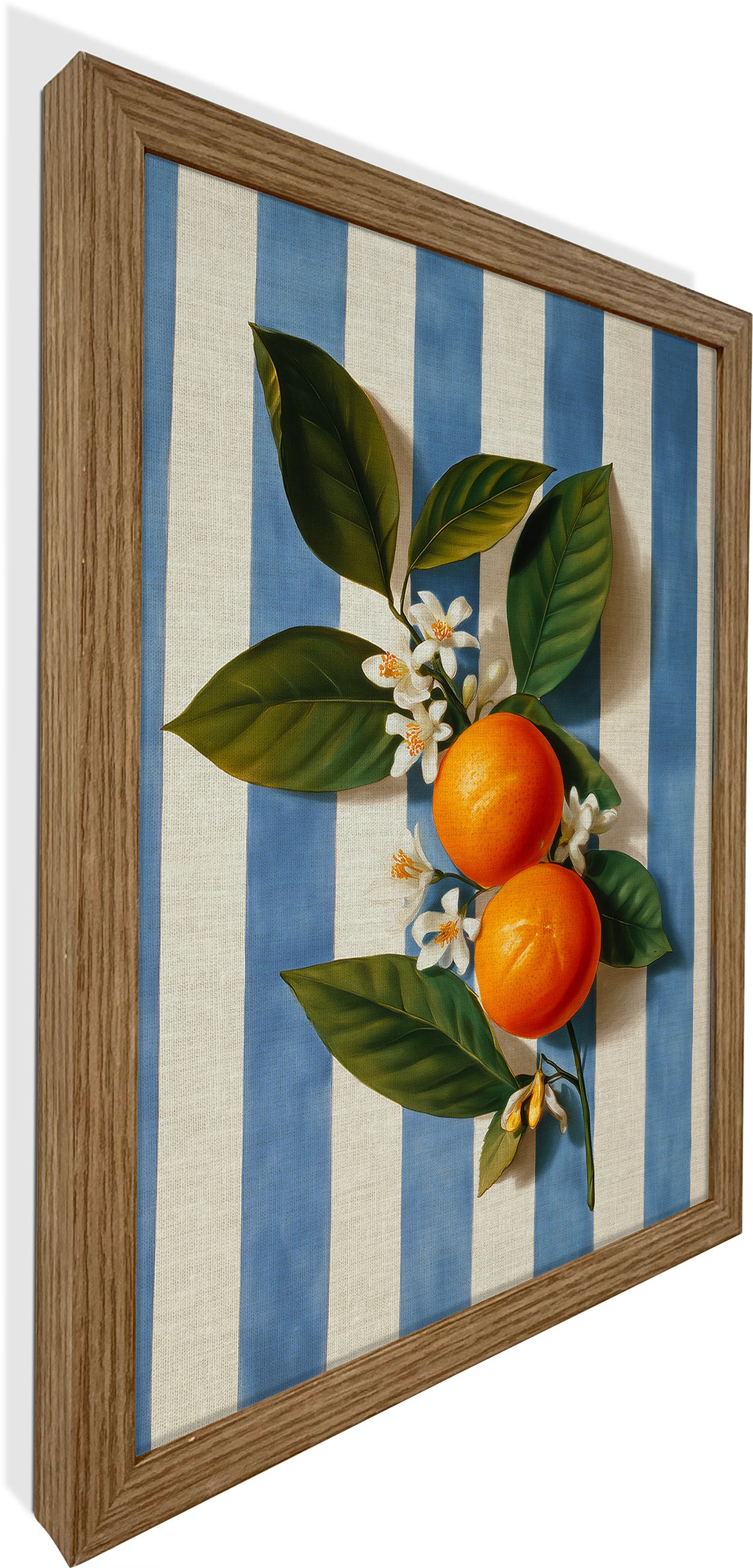 Oranges on Stripes
