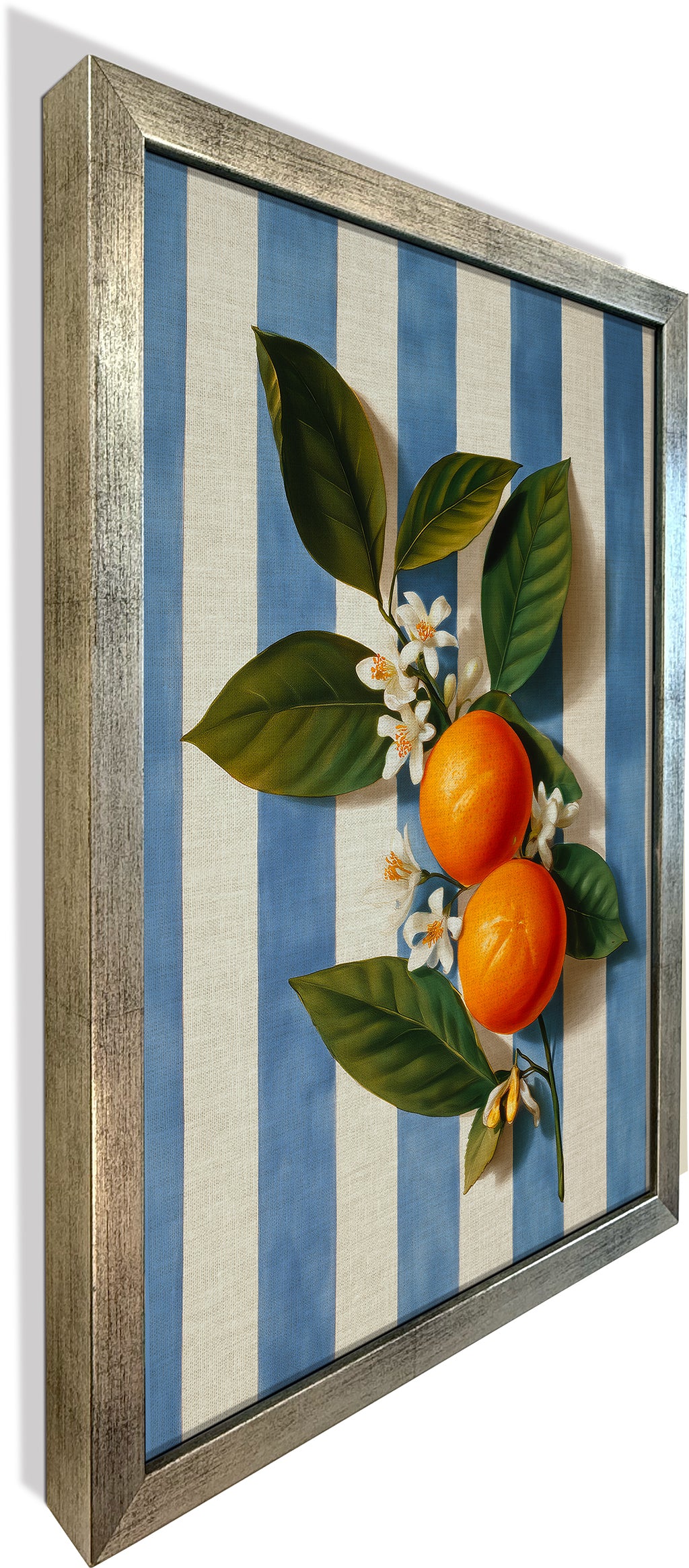 Oranges on Stripes
