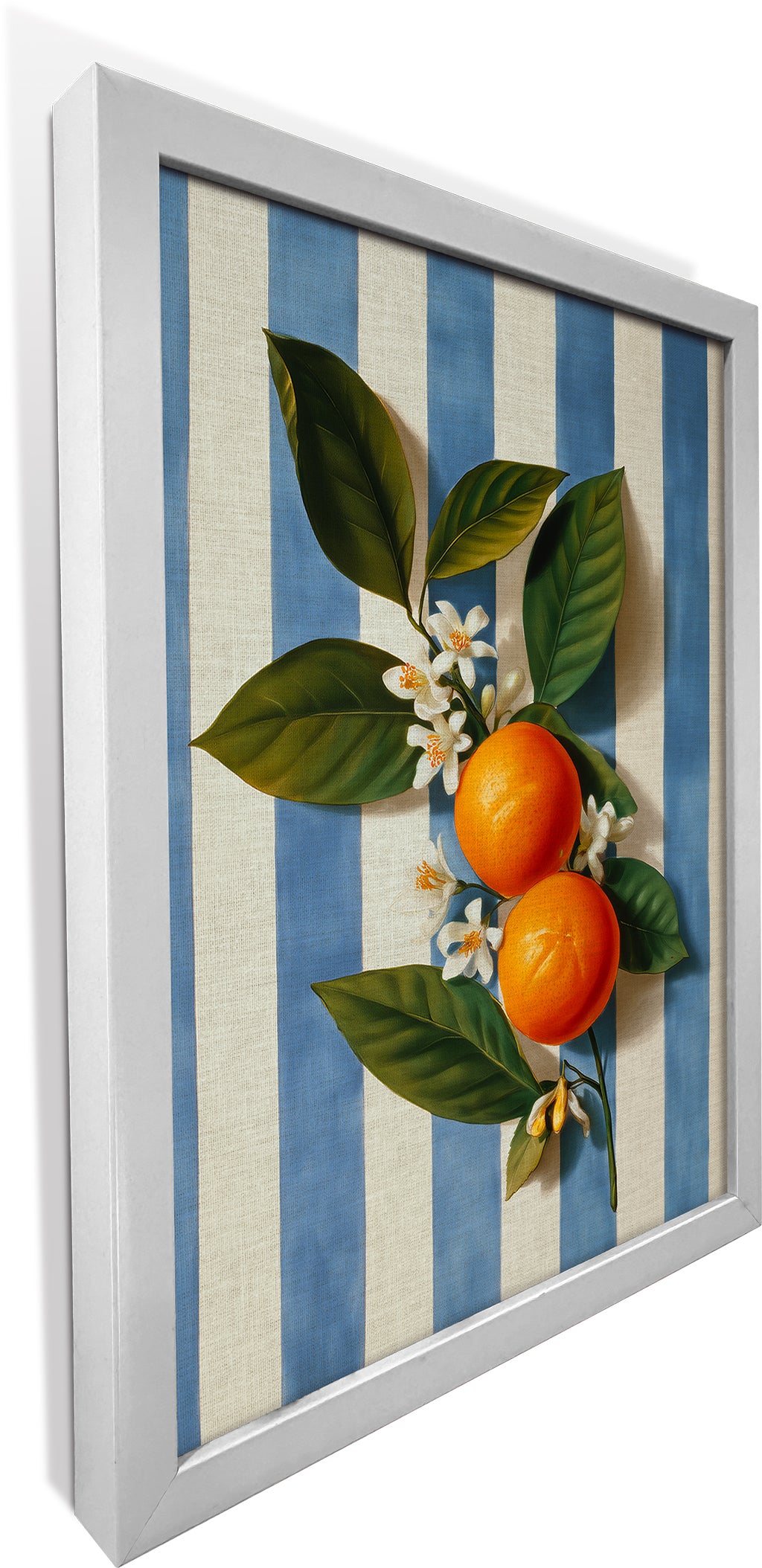 Oranges on Stripes