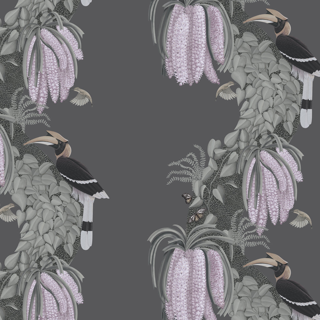 Orchid & Hornbill-Taupe Grey