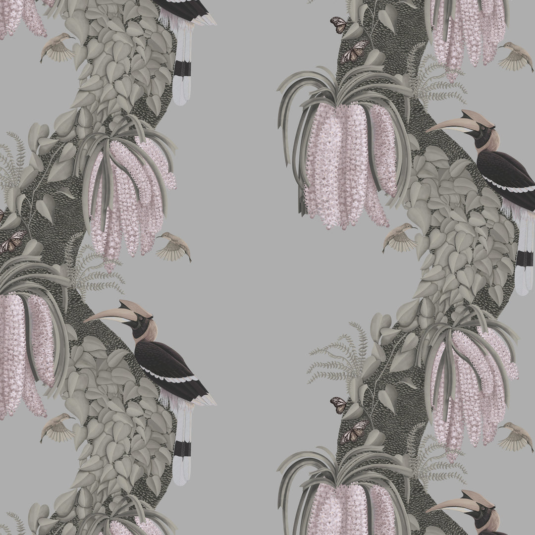 Orchid & Hornbill-Taupe Grey