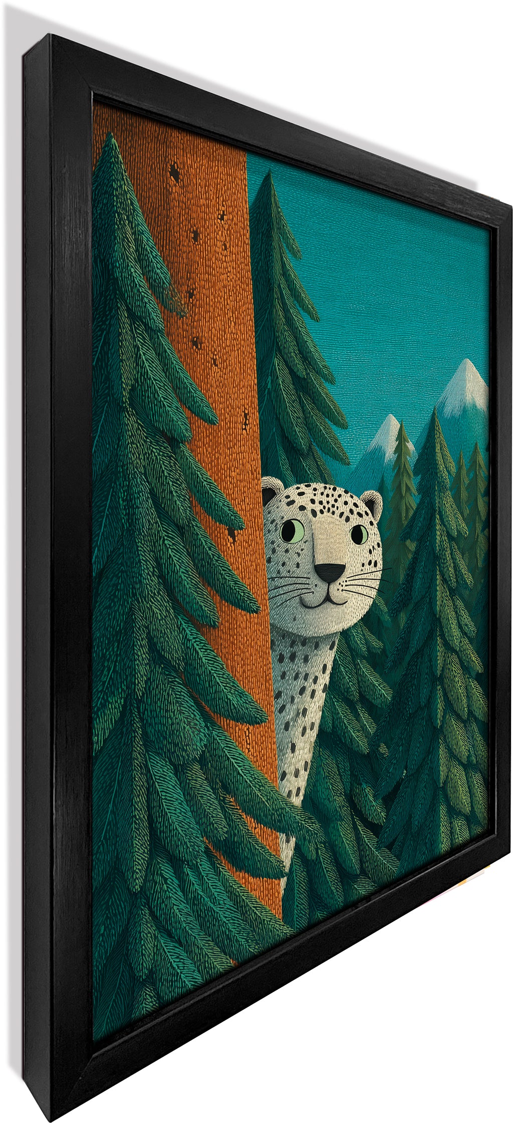 Peekaboo Leopard
