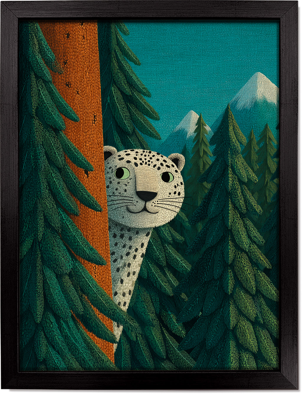 Peekaboo Leopard