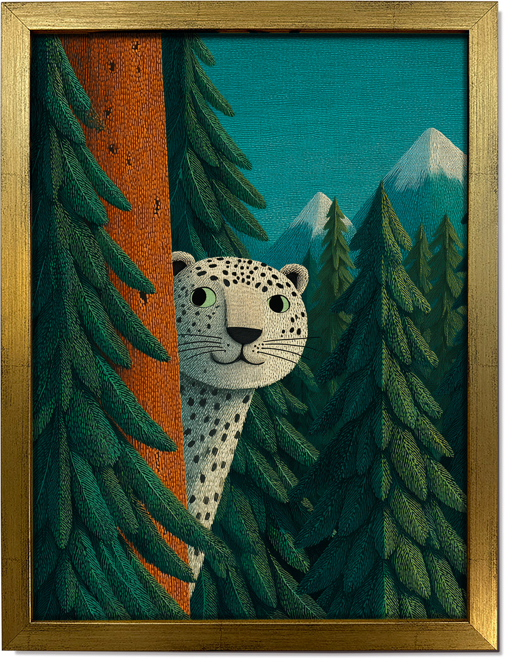 Peekaboo Leopard
