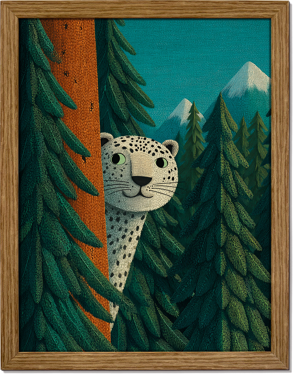 Peekaboo Leopard