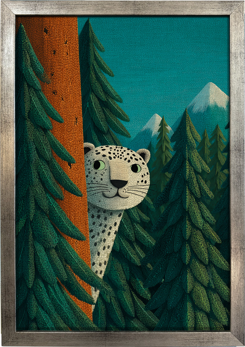 Peekaboo Leopard