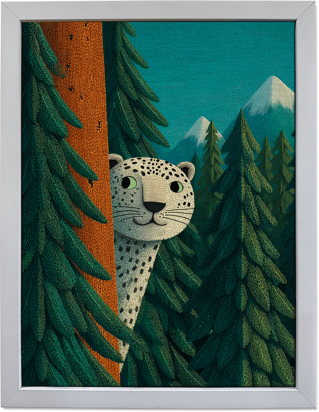 Peekaboo Leopard