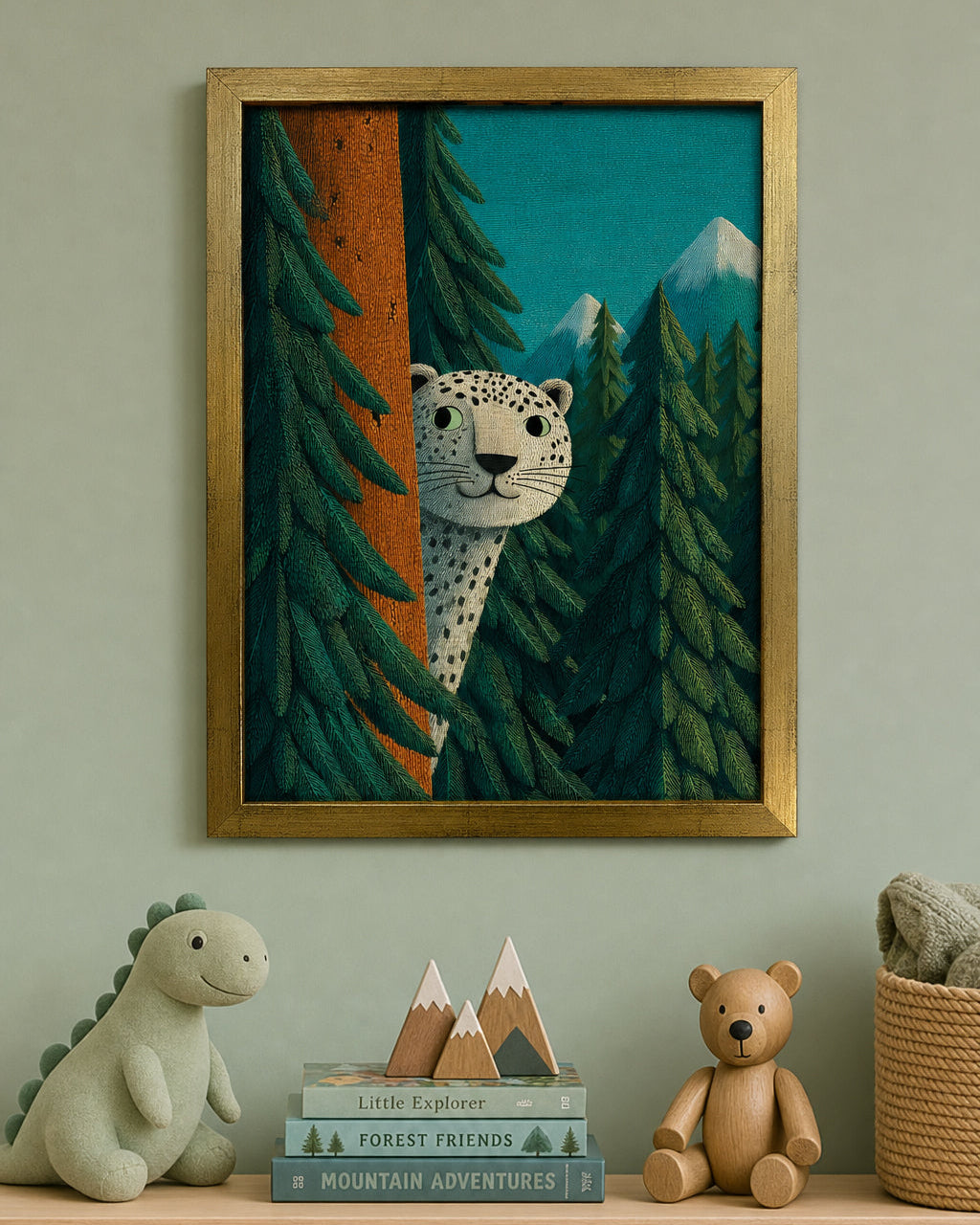 Peekaboo Leopard