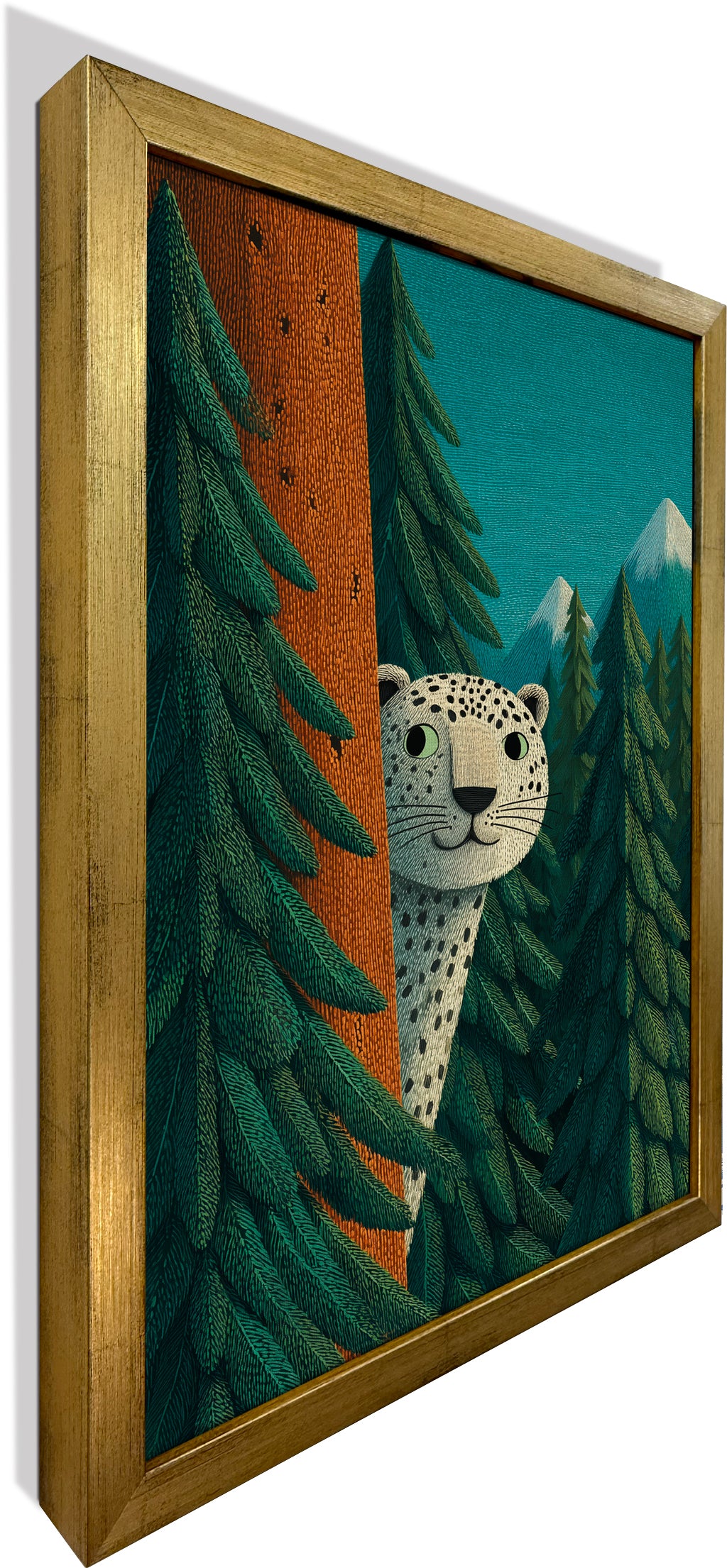 Peekaboo Leopard