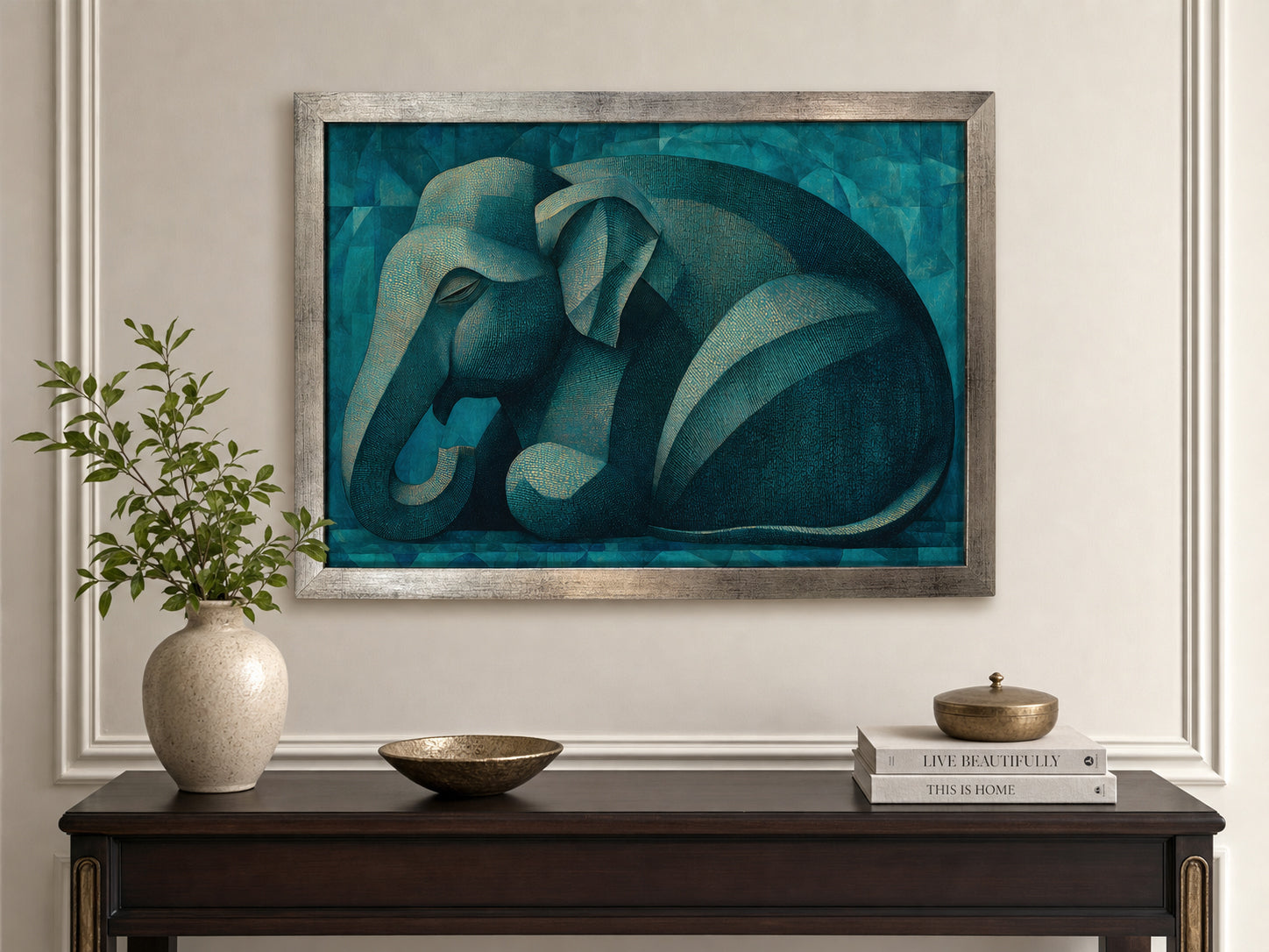 Teal Elephant