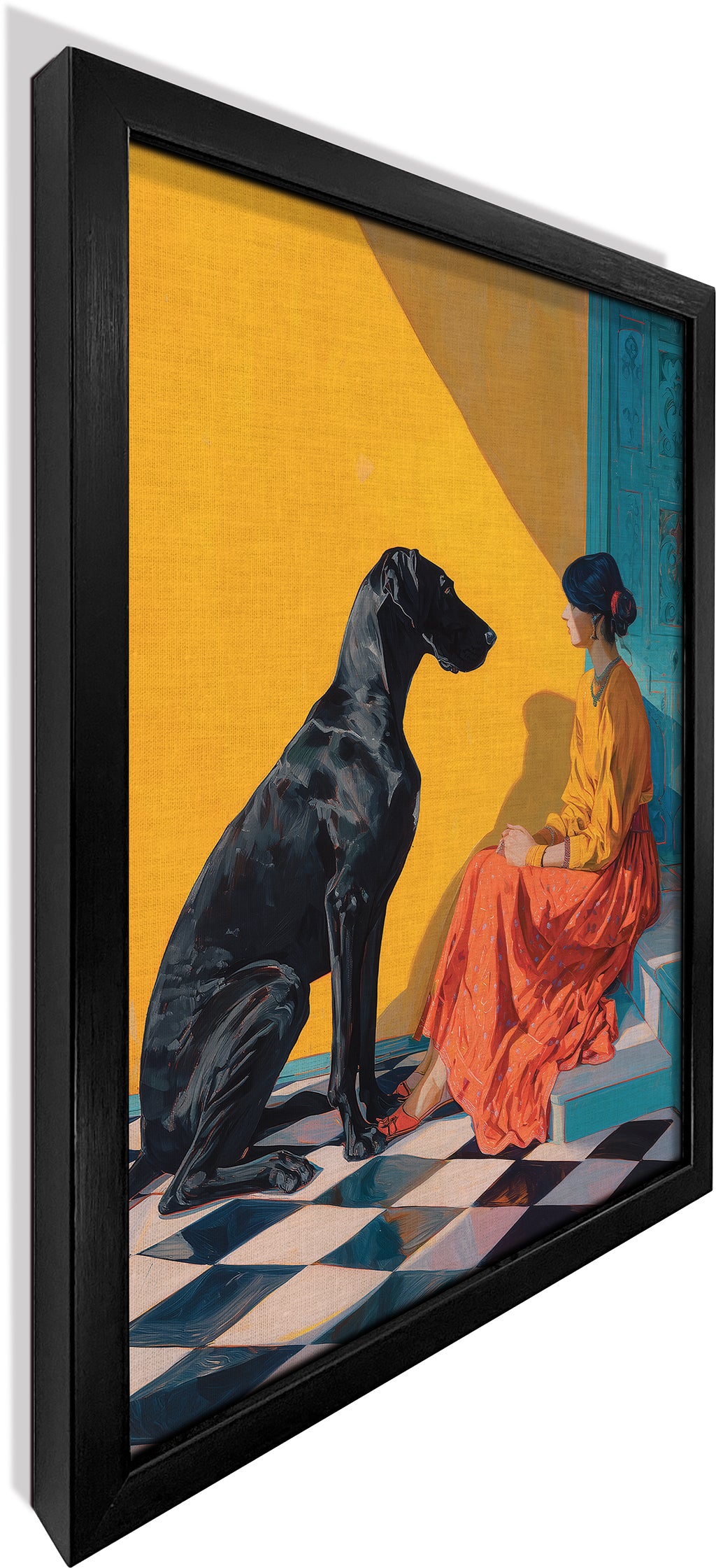 The Lady and the Great Dane