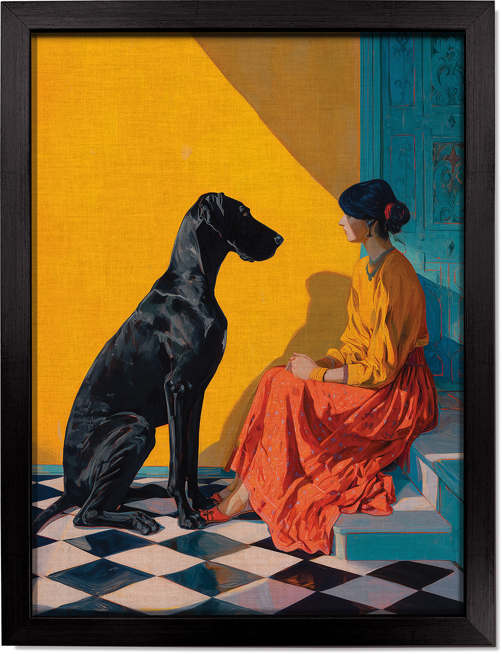 The Lady and the Great Dane