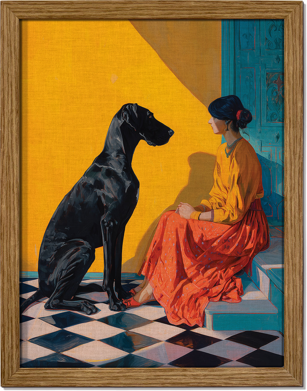 The Lady and the Great Dane