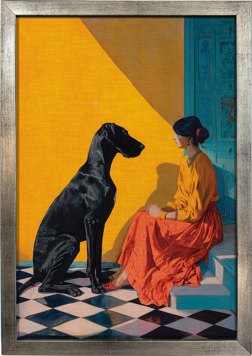 The Lady and the Great Dane