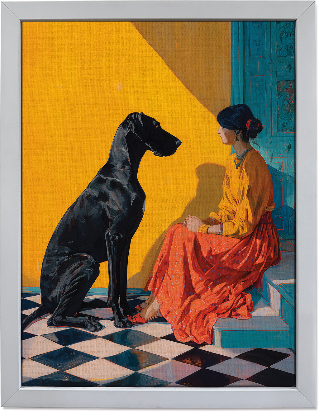 The Lady and the Great Dane