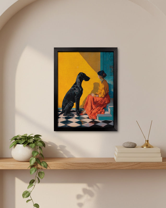 The Lady and the Great Dane
