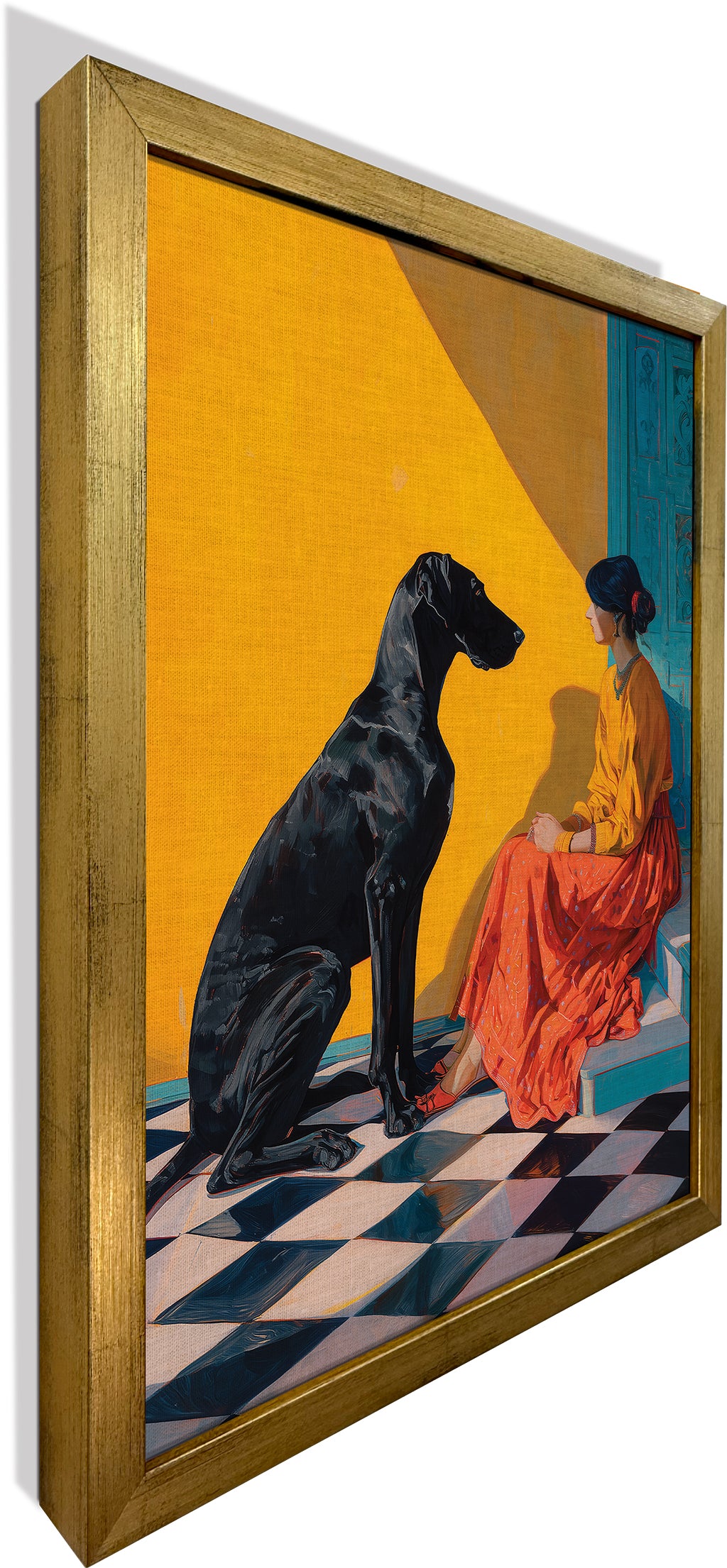 The Lady and the Great Dane