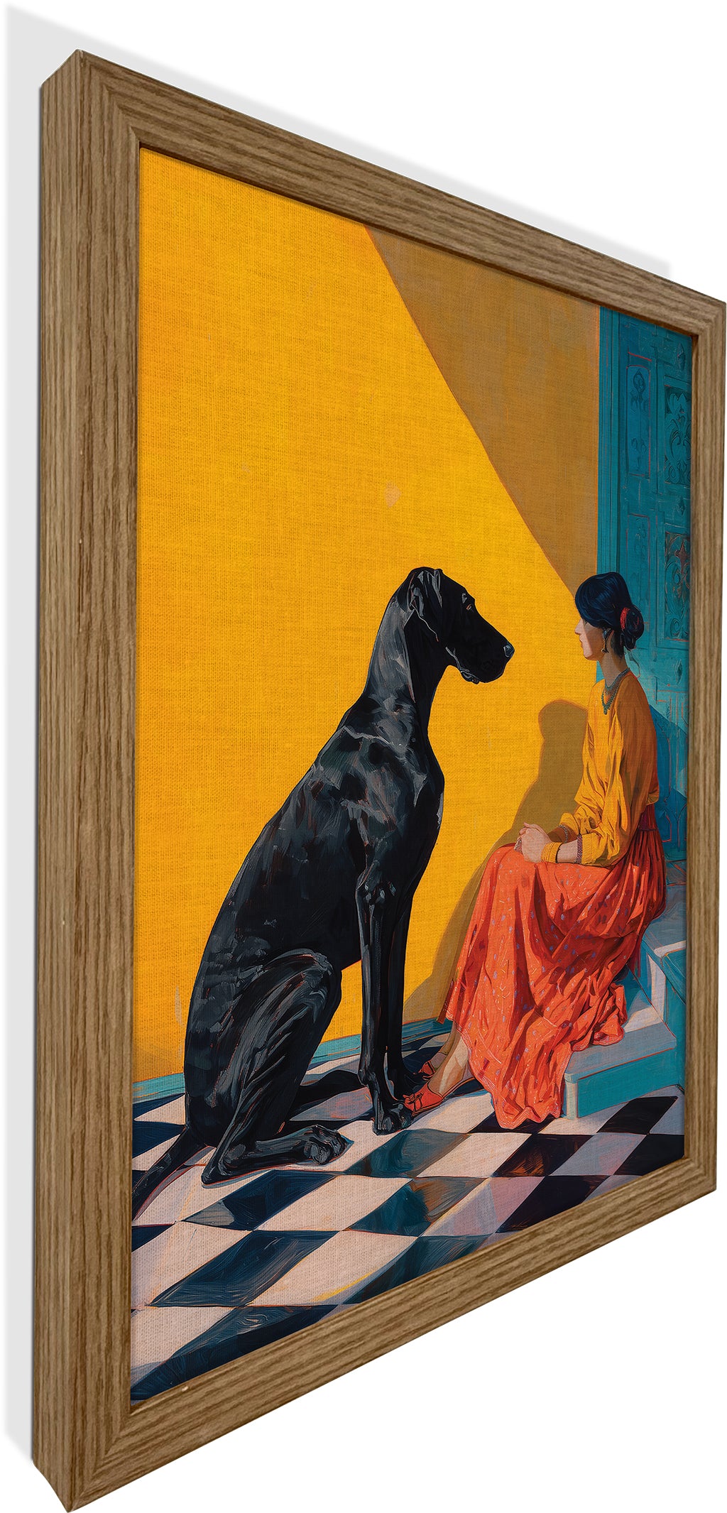 The Lady and the Great Dane